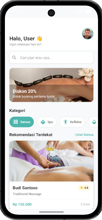 Massage Mobile App 2