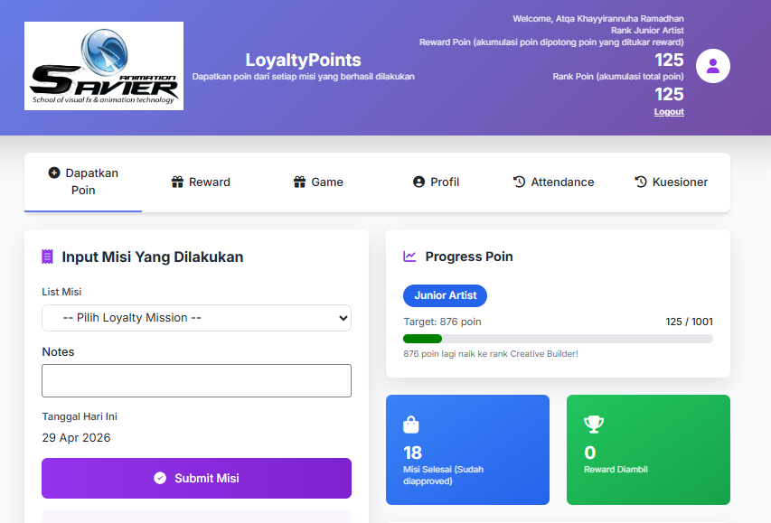 Loyalty and CRM Education Web App