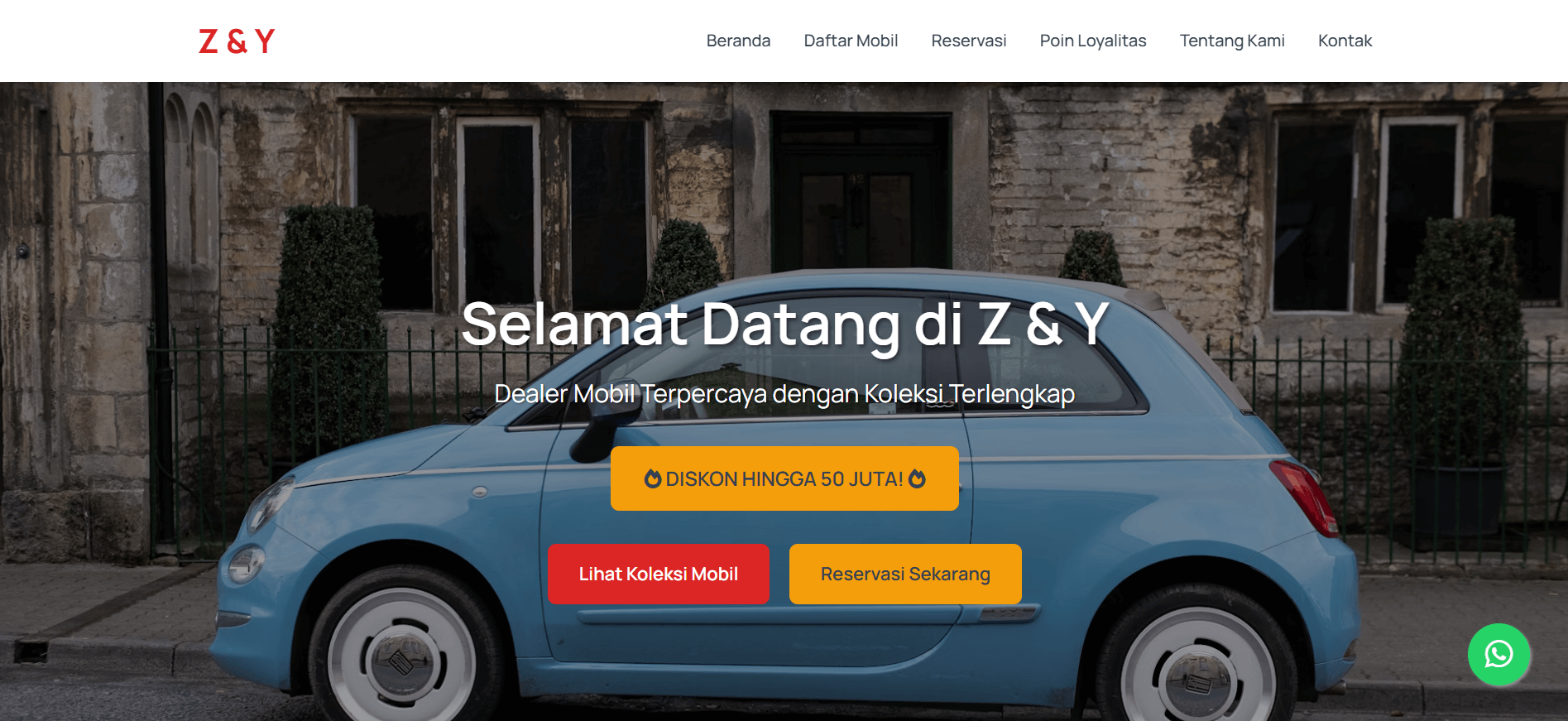 Website Dealer Mobil